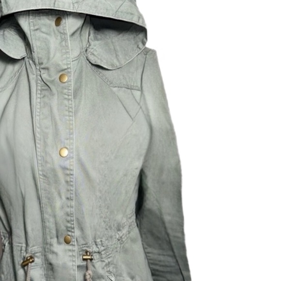 Style & Co. Women's Utility Jacket in Light Gray - Picture 2 of 5